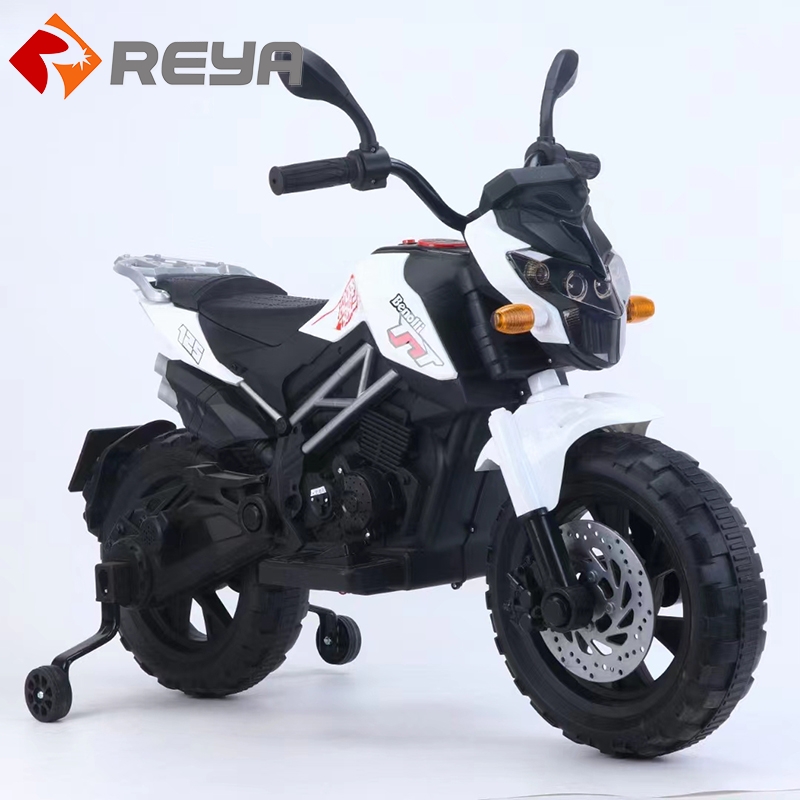 Children's electric motorcycle two wheel charging anti fall motorcycle can sit two people too off load vehicle