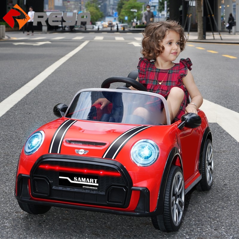 Mini crianças passeio elétrico no controle remoto do carro de brinquedo