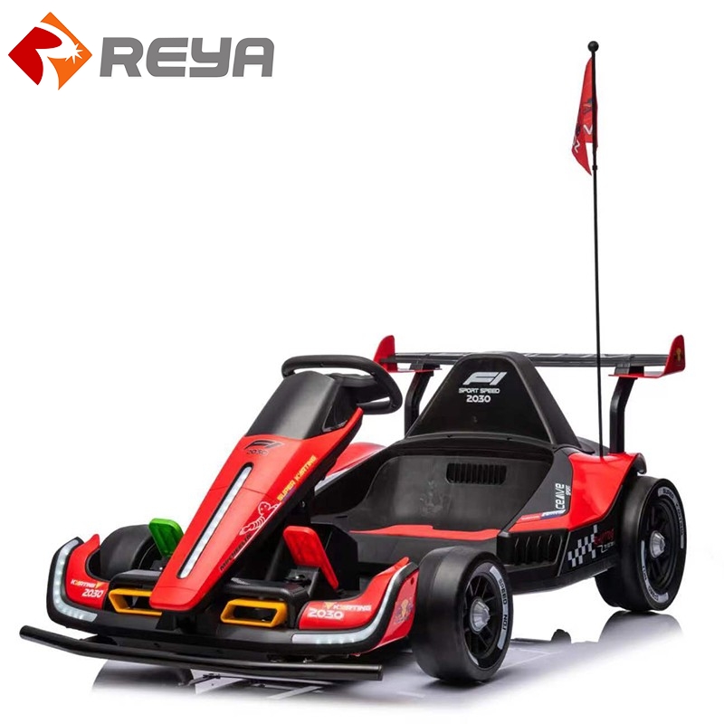 2023 Go kart passeio oversized no carro para crianças 2 lugares crianças carro elétrico