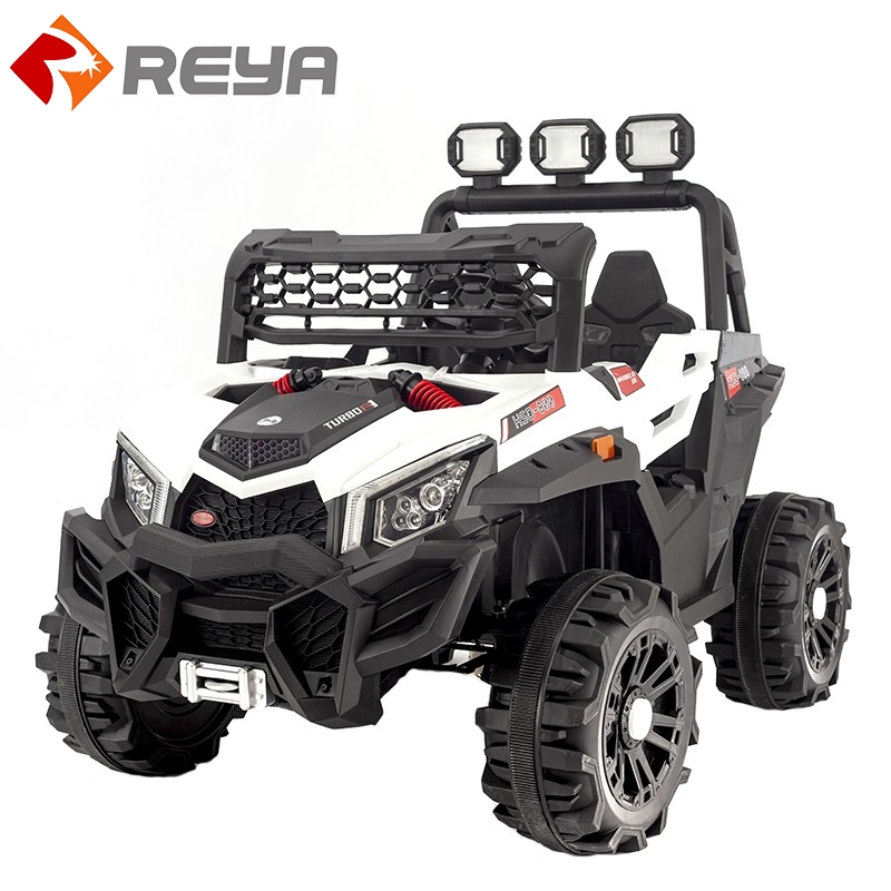 Bebês e crianças veículo elétrico de quatro rodas off road tração de quatro rodas pode sentar leads com dois carros de brinquedo de controle remoto