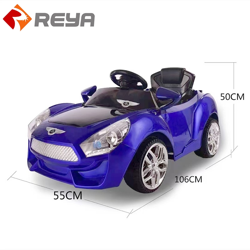 الأطفال الكهربائية سيارة أربعة wheeled remote control male and female children charging toy car baby battery car