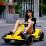 2023 Neueste Go Kart für Kinder Kinder Fahrt auf Auto 550 Dual Drive batteriebetriebene elektrische Go Kart Pedial Autos für Kinder