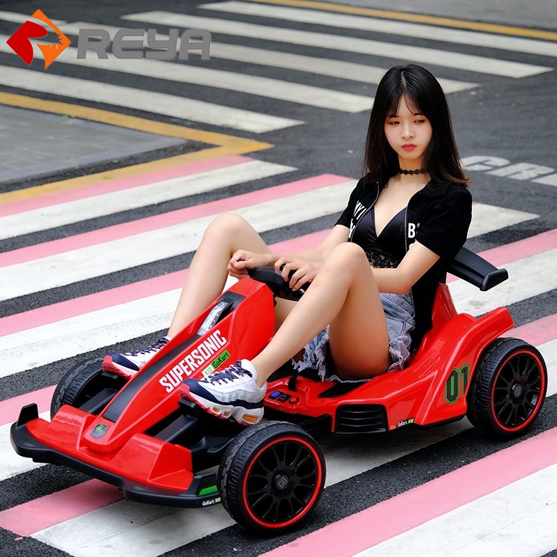 2023 Newest Go Kart for Kids Children Ride on Car 550 Dual Drive Battery Powered Electric Go Kart Pedial Cars for Kids