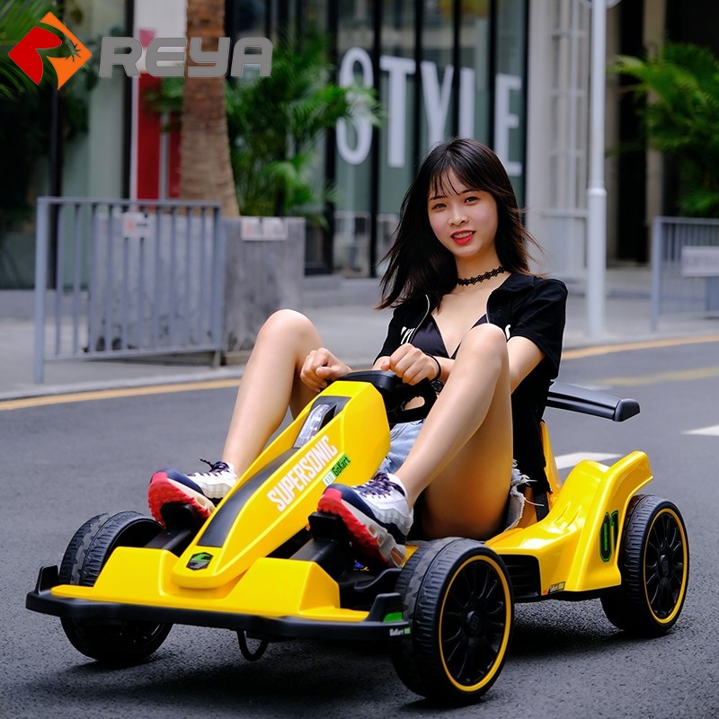 2023 Newest Go-Kart for Children Ride on Car 550 Dual Drive Battery Power Electric Go-Kart Pedal Cars for Children