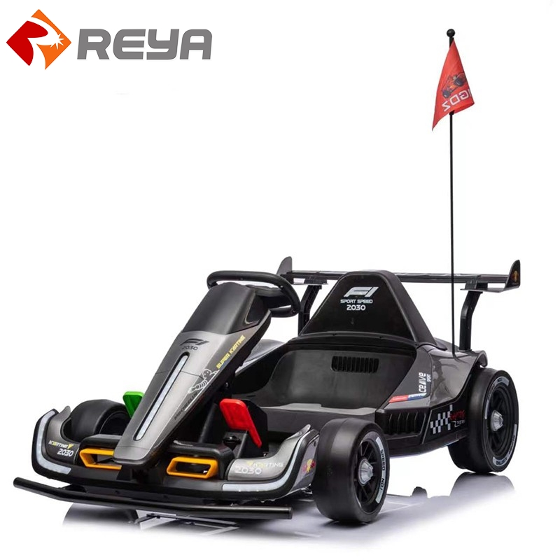 2023 Go kart passeio oversized no carro para crianças 2 lugares crianças carro elétrico