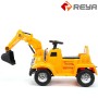 Children 's Electric Excavator Engineering car Boys and Girls baby can SIT People remote control Hand - pushed toy car