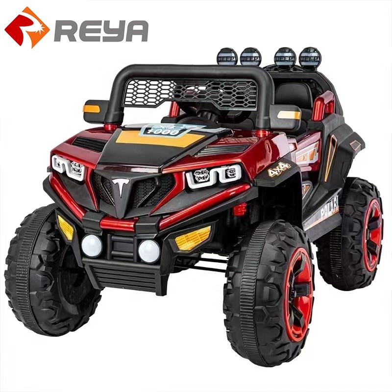 Four - wheel off - Road Vehicle 4 Drive remote control Swing Charging to car Children 's Electric car can SIT Adult children' s car