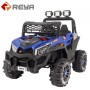 Bebês e crianças veículo elétrico de quatro rodas off road tração de quatro rodas pode sentar leads com dois carros de brinquedo de controle remoto