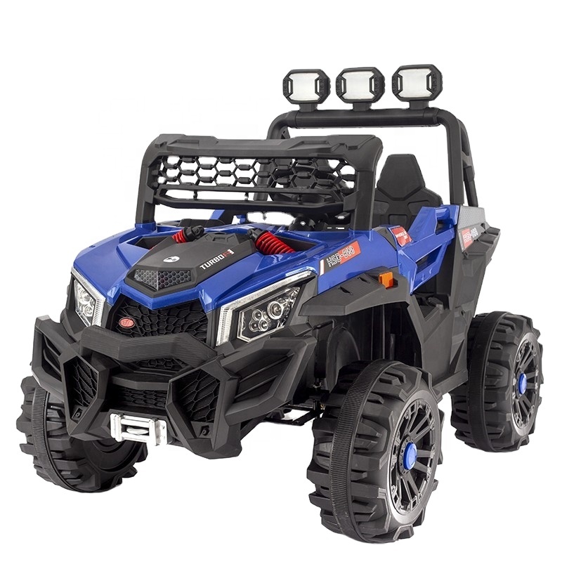 Bebês e crianças veículo elétrico de quatro rodas off road tração de quatro rodas pode sentar leads com dois carros de brinquedo de controle remoto