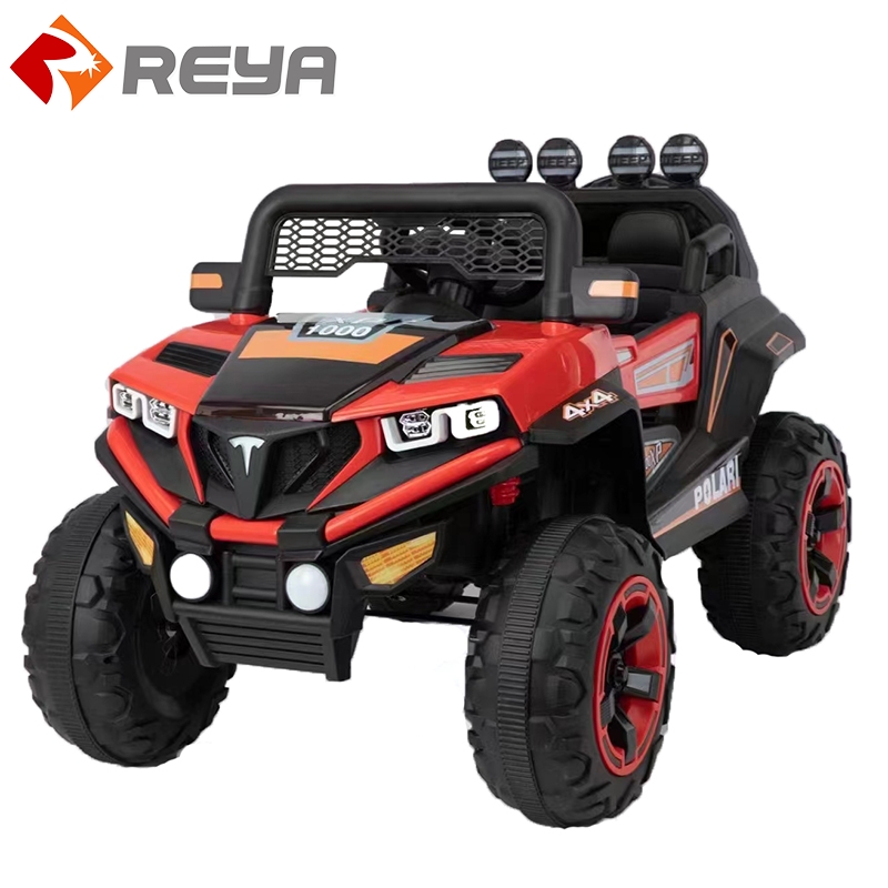 Four - wheel off - Road Vehicle 4 Drive remote control Swing Charging to car Children 's Electric car can SIT Adult children' s car