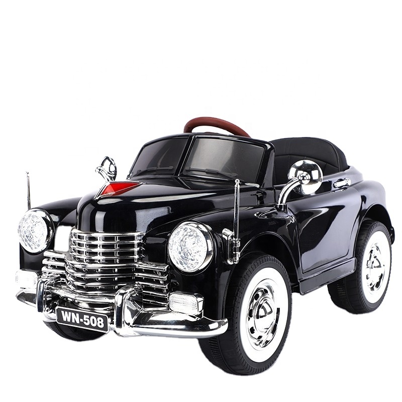 New Children's electric Car Baby four - wheel Remote Control male and Female baby classic car chargement de voiture