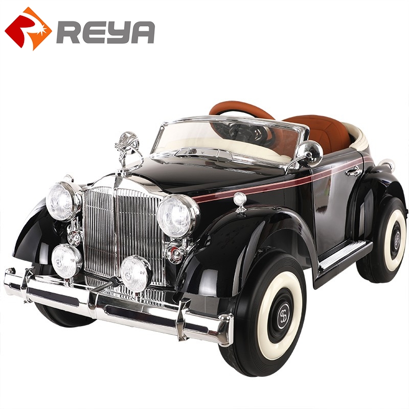 Four Wheeled Car Children Kids Electric High End Classic Ride on Car Kids Electric Remote Control 12V Kids Electric Car