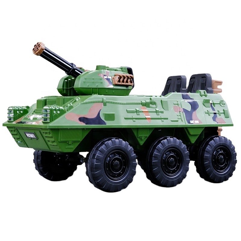 Cool Kids Ride on car 2.4G Remote Control Tank ride car avec musique légère / batterie pour enfants Powered car toy