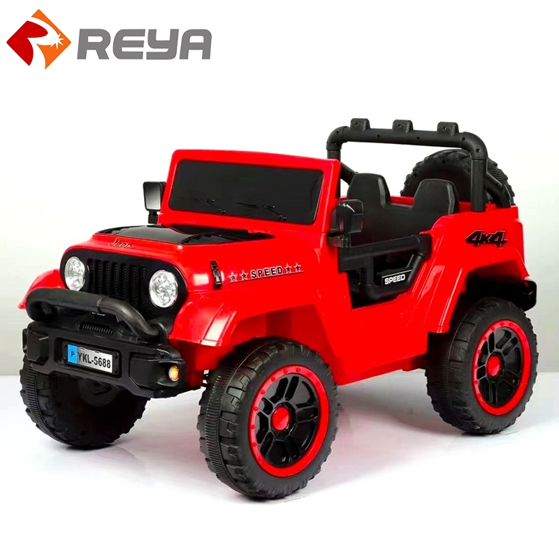 Hot Selling Children's Electric Car Four wheel Remote Control Baby Toy Car Can Sit In Adult Double Child Car