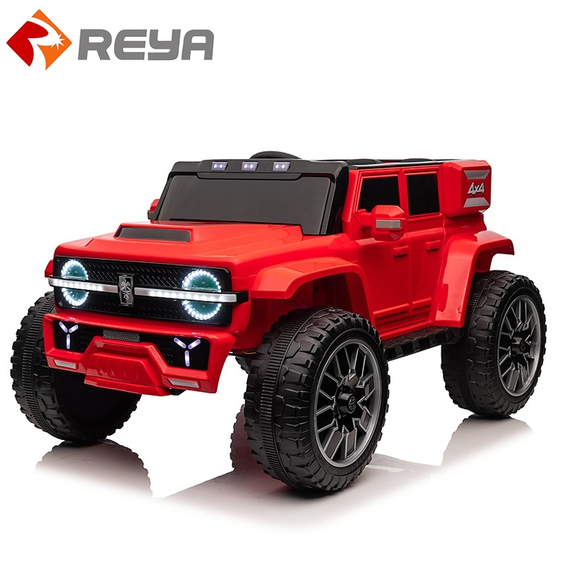 Children's electric car four wheel drive tank Children's electric toy car baby toy car