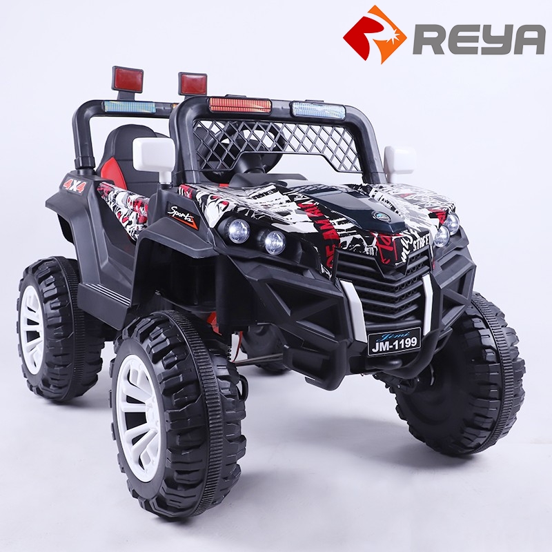 الطفل الكهربائية سيارة محرك مزدوج 4 wheels ride on electronic toy