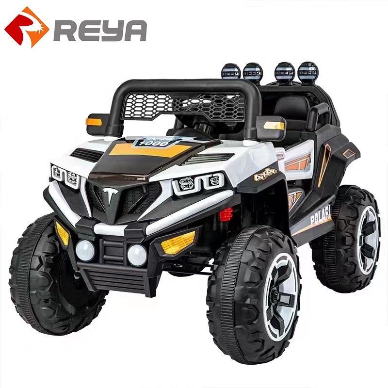 Four - wheel off - Road Vehicle 4 Drive remote control Swing Charging to car Children 's Electric car can SIT Adult children' s car