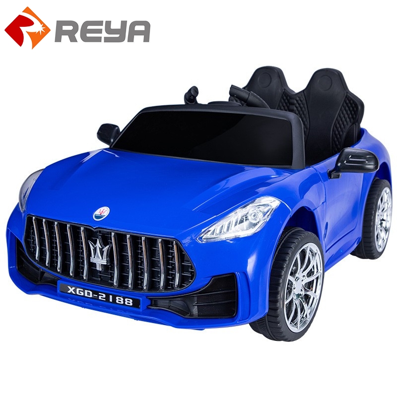 Hot Selling Children 's Electric Car Four - wheel Remote Control Baby Toy Car Can Sit in Adult Double Child Car