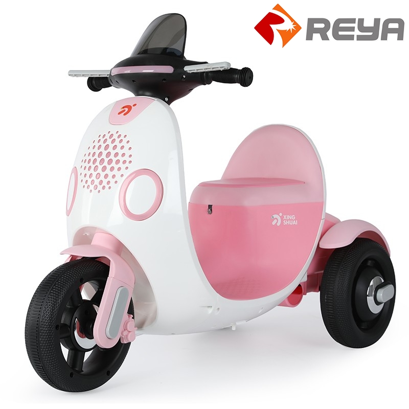 Crianças Scooter elétrico masculino e feminino Crianças triciclo carro de brinquedo pode montar uma motocicleta