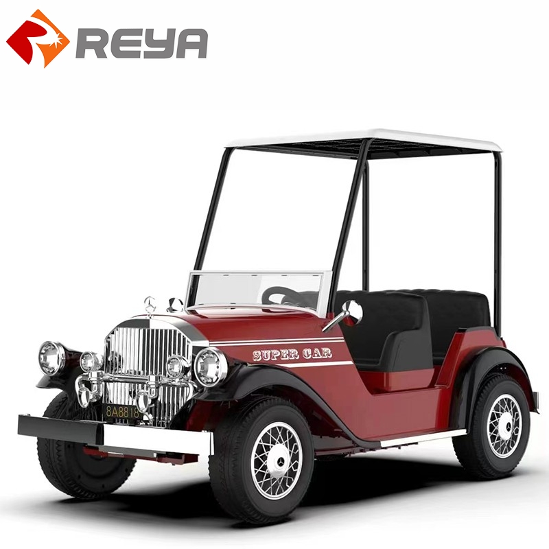 New High End Retro Sightseeing Car large double Drive enfants Electric four - Wheeler enfants Electric Car