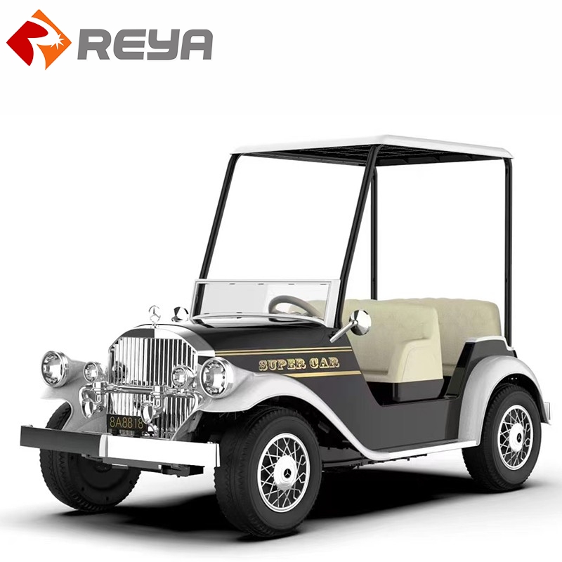 New high end retro sightseeing car large double drive children's electric four wheel children's electric car