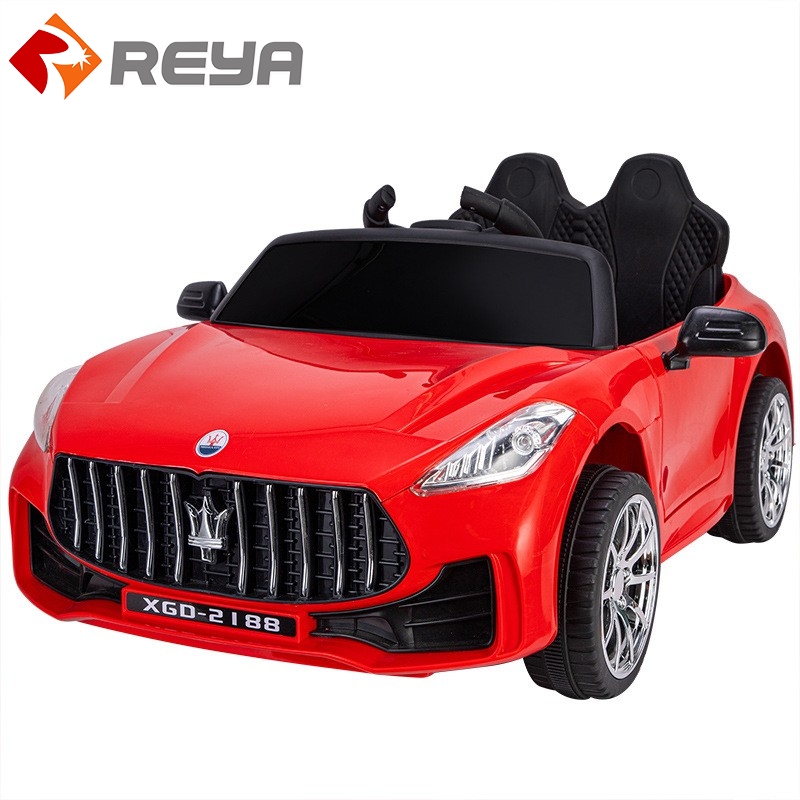 Hot Selling Children 's Electric Car Four - wheel Remote Control Baby Toy Car Can Sit in Adult Double Child Car