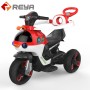 New Children's Electric Motorcycle male and Female Baby avec Push Handle avec guardrail Toy Three - wheeled Motorcycle