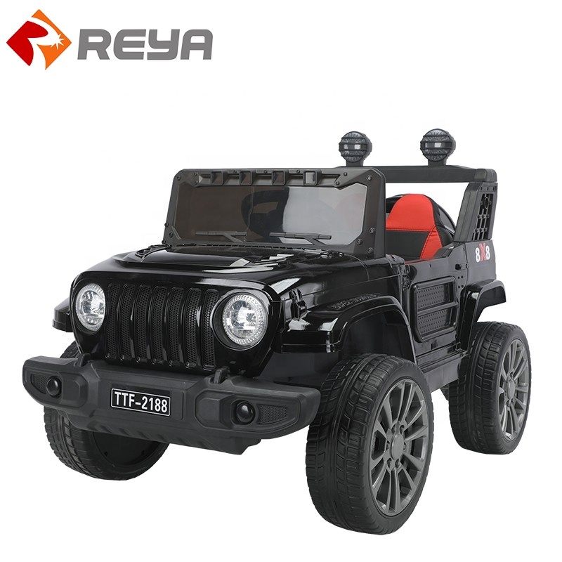 Kids four - wheel Electric toy car remote control ride on car Drive Swing Double Seat Electric car