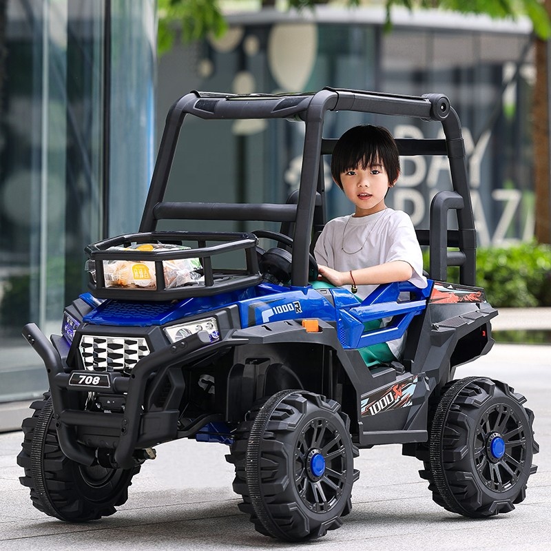 Passeio de brinquedo elétrico do carro das crianças do controle remoto da porta dupla no carro com roda 12v do poder da bateria