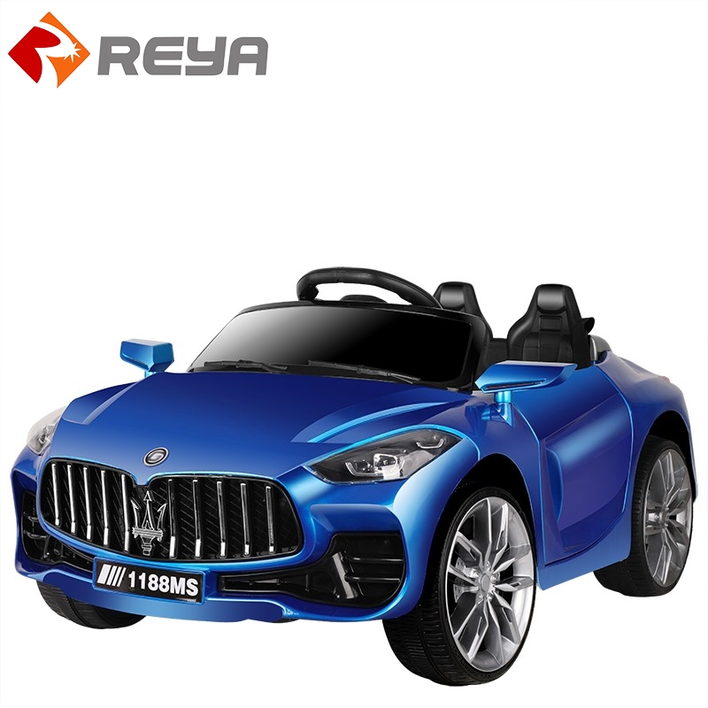 New Kids Electric Cars Four Wheel Remote Double Drive Kids Electric Cars Kids Ride on Car