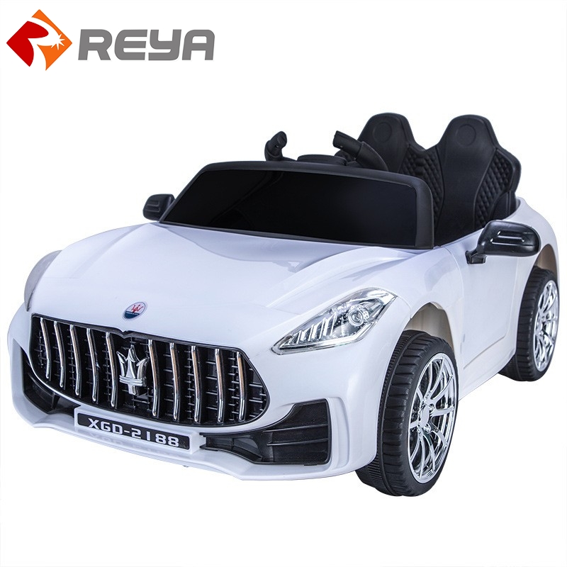 حار selling children ' electric car four-wheel remote control by toy car can sit in adult double child car