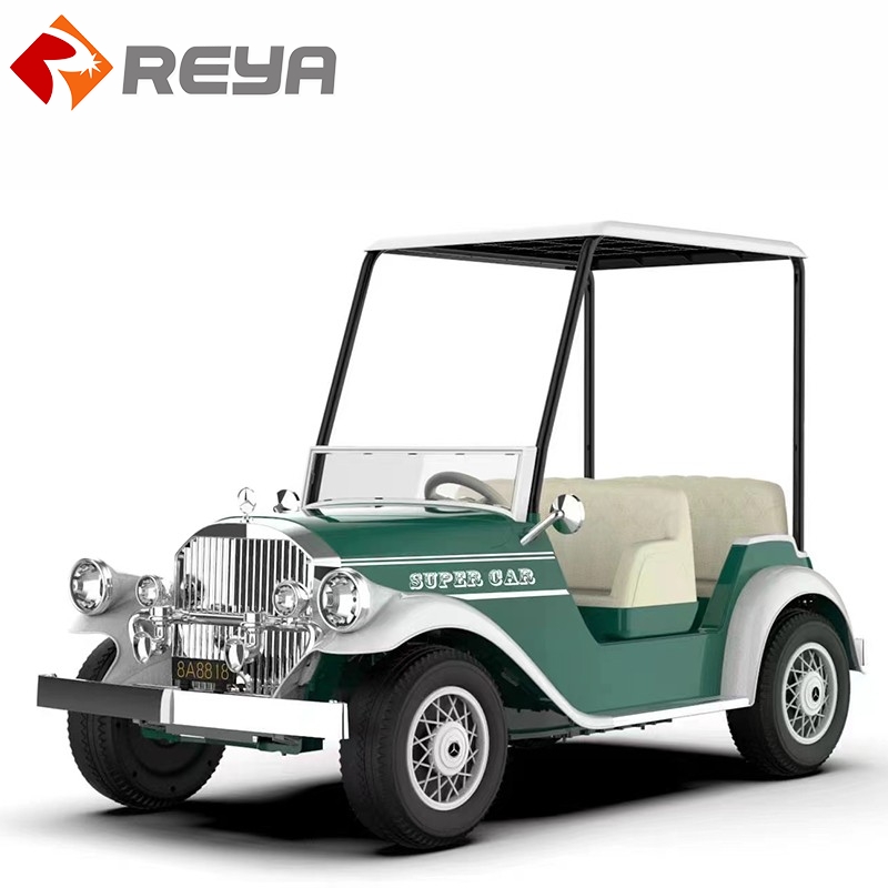 New high end retro sightseeing car large double drive children's electric four wheel children's electric car