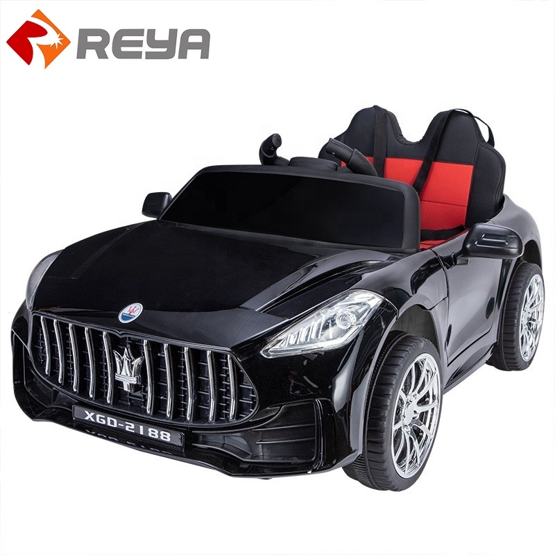 Hot Selling Children's Electric Car Four wheel Remote Control Baby Toy Car Can Sit In Adult Double Child Car