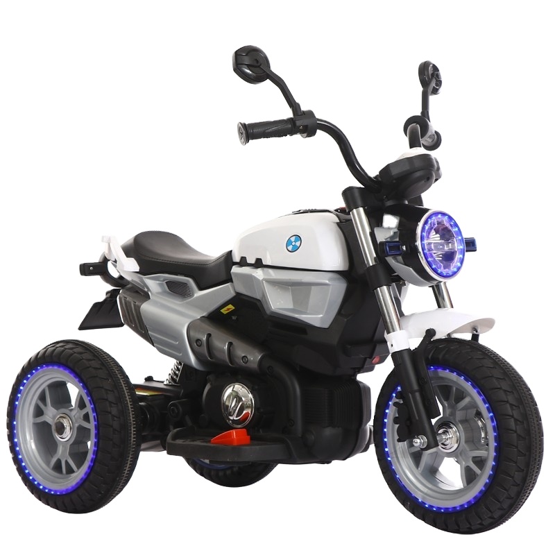 With Cell Phone Stand Kids Electric Three Wheeled Motorcycle Ride on Motorcycle Toy Car