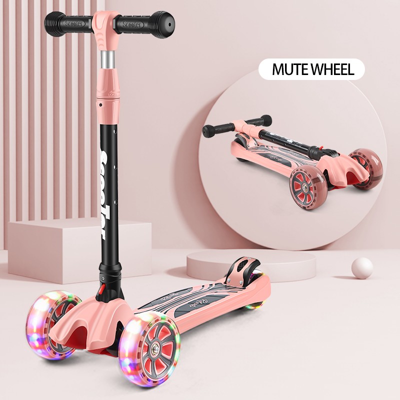 2023 enfants populaires Riding Kick scooters enfants Sliding foot scooter avec lumière LED