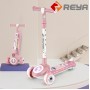 Factory Wholesale Folding Children 's Cheap Kick Scooter LED Light Wheels Kids' Scooters Pedal Scooter Kids