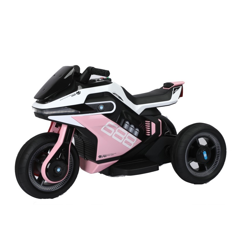 Children's electric motorcycle small and female babies children's tricycle remote control dual drive toy car