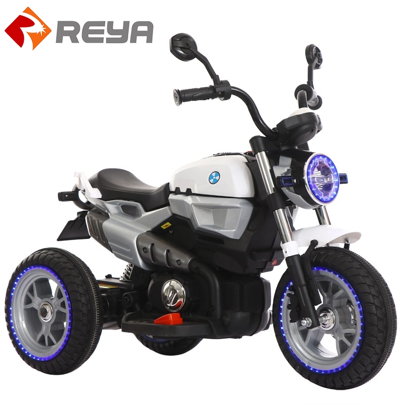 С Cell Phone Stand Kids Electric Three - Weeled Motorcycle Ride on Motorcycle Toy Car