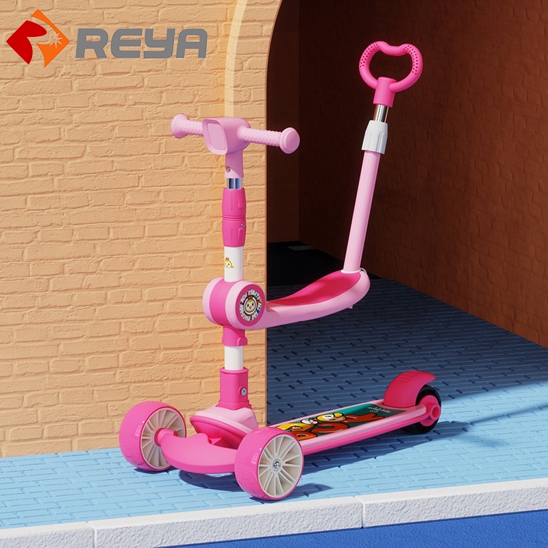 Wholesale Kids Toys Big Wheel avec LED customizable Kids tricycle enfants scooter