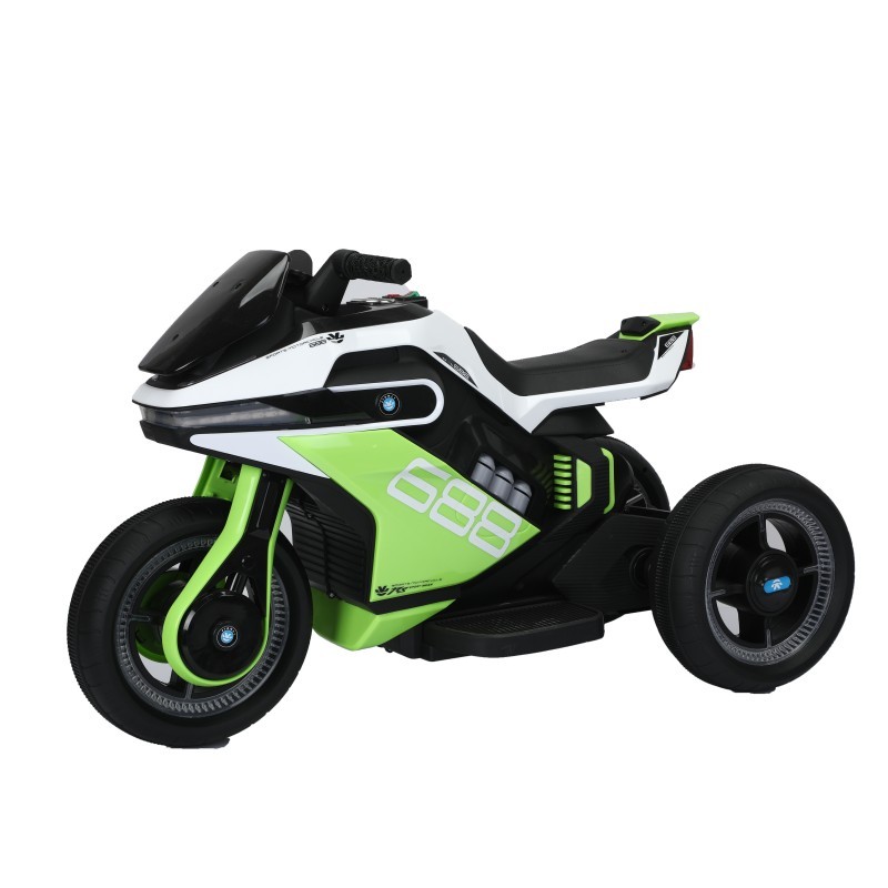 Kinder elektrisches Motorrad kleine und weibliche Babys Kinder Dreirad Fernbedienung Dual Drive Spielzeugauto