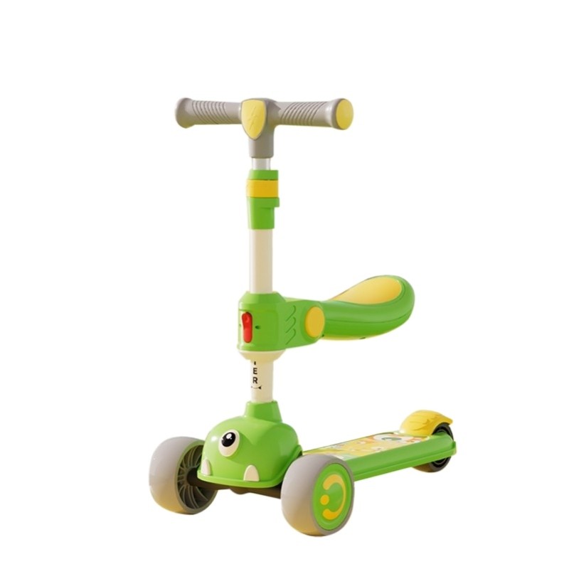 2023 هوت سيلينغ يمكن أن ستاند يمكن الجلوس 3 wheels cheap Trike Kick Kids Scooter