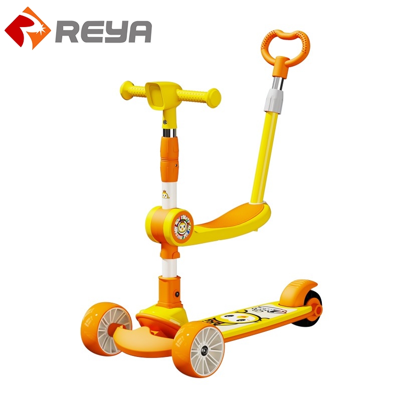 Wholesale Kids Toys Big Wheel со светодиодными Customizable Kids Tricycle Children Kids Scooter