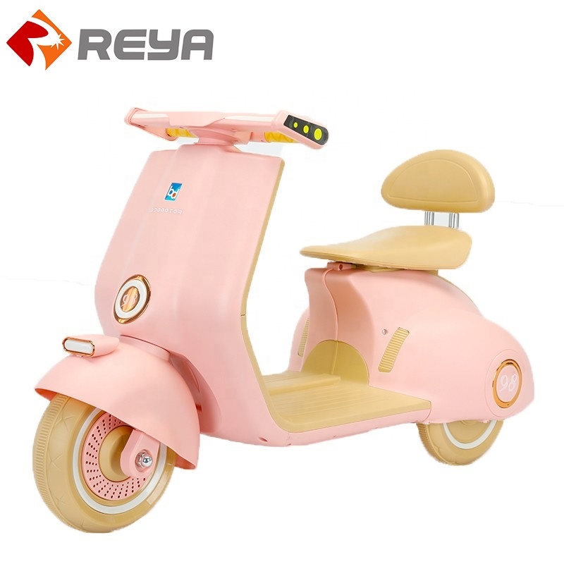 Factory wholesale ride on car 2 seater 12v Kids Electric car music motor bike for Children ride on car