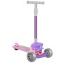 Factory Wholesale PP 3 Wheels Kids Foldable Scooter Kick Scooter Scooters with Flash Wheels 3 in 1 Children 's Scooter