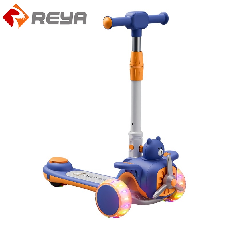 Haute qualité Multi - functional Kids Kick scooter 3 en 1 pedal scooter pour les enfants 2 - 6years Old