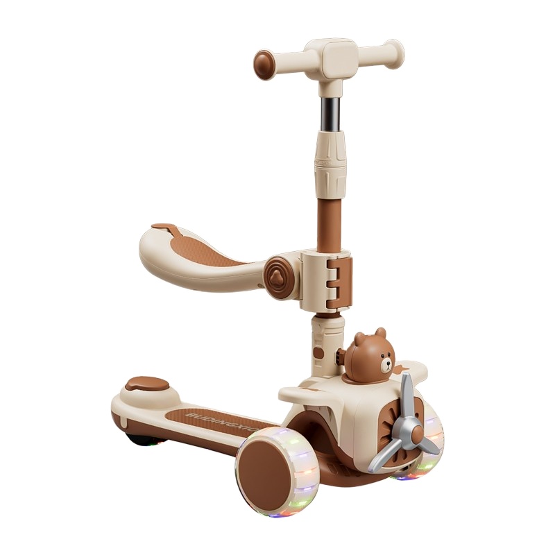 Haute qualité Multi - functional Kids scooter 3 en 1 pedal scooter pour bébé 2 - 7 ans vieux