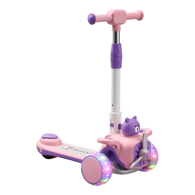 Haute qualité Multi - functional Kids Kick scooter 3 en 1 pedal scooter pour les enfants 2 - 6years Old