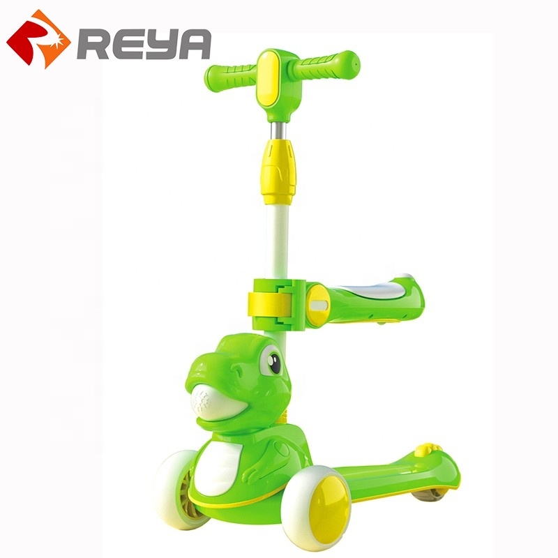 New Sell Baby Kids Child Toy with Push Pedial Kick 3 Wheels Skating Skate Board Foot Scooter