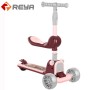 Детский скутер 3 Wheel Scooter with Flash Wheels Kick for 2 - 12 Year Kids Adjustable Height 3 in 1 Pedal Scooter for Baby 2 - 7 Y