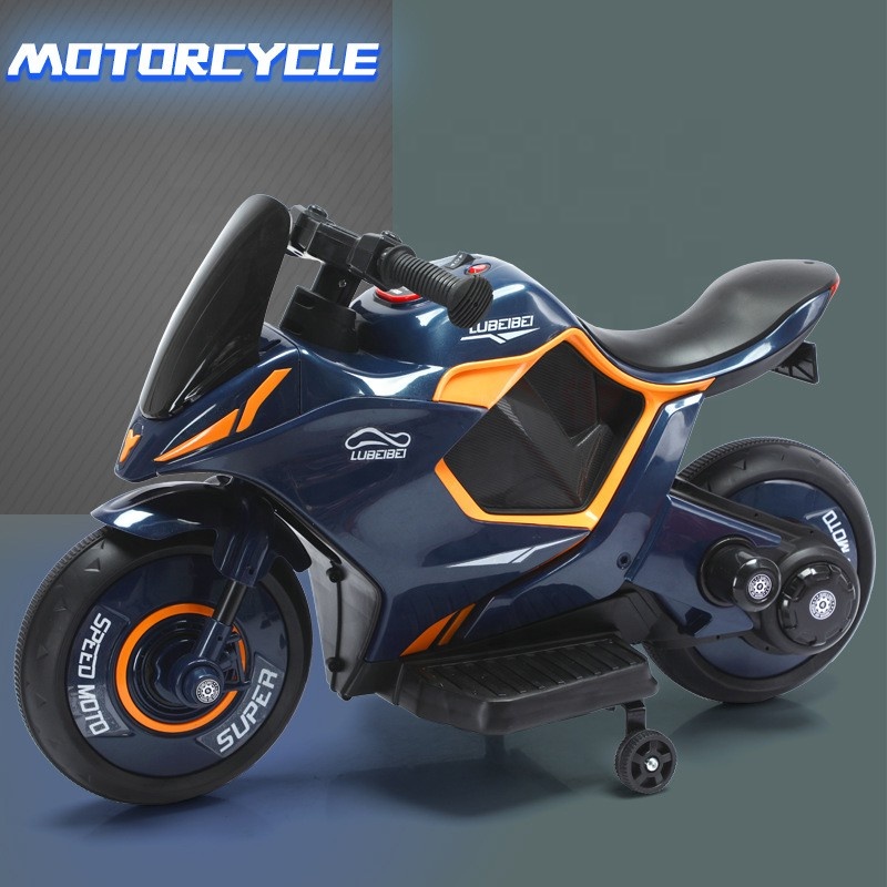 Children Electric Motorcycle 2 Wheel Toy Car 2 Seat Kids Electric Car Black Red Music White Motorbike